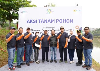 PLN dan Pemprov DKI Jakarta Berkolaborasi Hijaukan Waduk Brigif dengan 100 Pohon