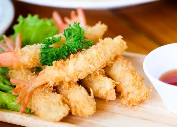 Ilustrasi udang tempura