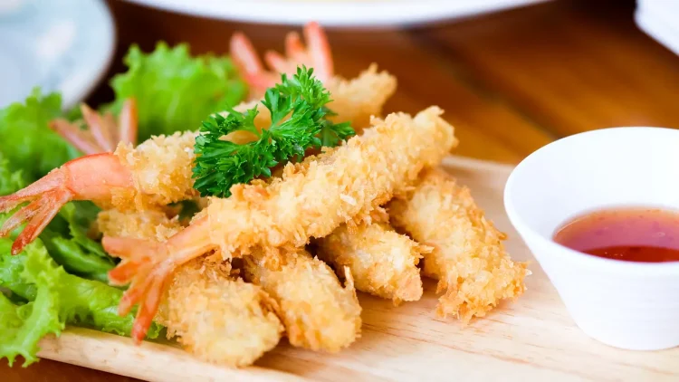 Ilustrasi udang tempura